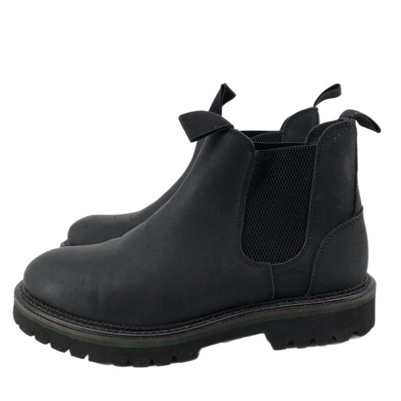 Steve Madden Black Leather Combat & Moto Boots | Excellent Condition